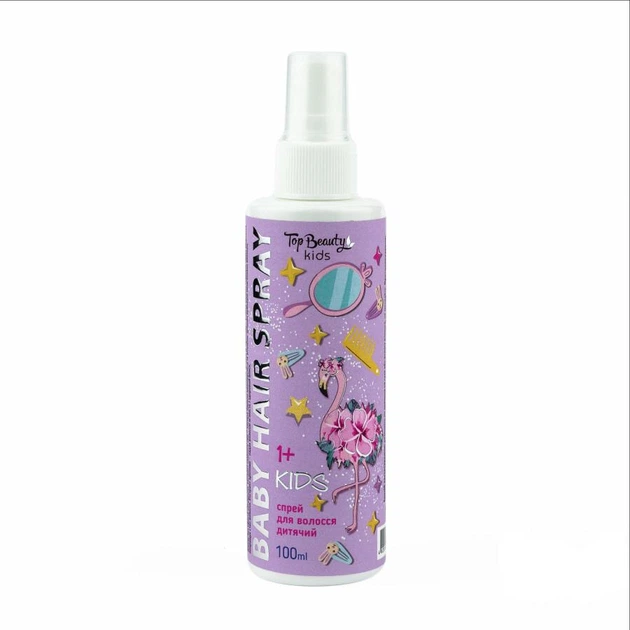 662409700.jpg Дитячий спрей Top Beauty Baby Hair Spray для легкого розчісування волосся дітей від 1 року 100 мл - Зображення 1