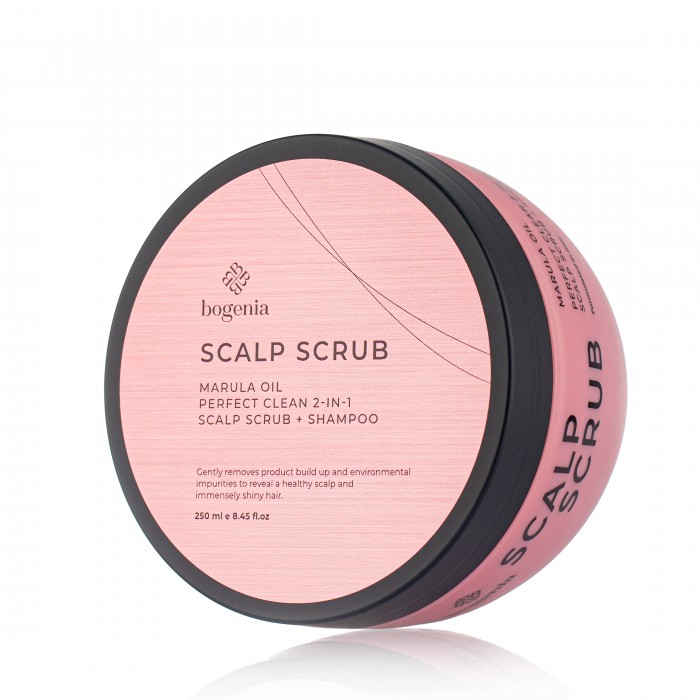 88b8bc282e8555fb26bf1ba5e5bf9001 СКРАБ ДЛЯ ШКІРИ ГОЛОВИ SCALP SKRUB MARULA OIL BOGENIA - Зображення 1