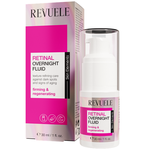 ніч22 Нічний флюїд для обличчя REVUELE Retinal 30 мл - Зображення 1