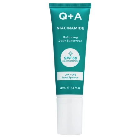 ukr_pm_Q-A-Niacinamide-SPF50-Balancing-Facial-Sunscreen-SEBOREGULIUIUCHII-SONCEZAKHISNII-KREM-DLIA-OBLICHCHIA-Z-NIACINAMIDOM-50ml-28834_2 Q+A - Niacinamide SPF50 Balancing Facial Sunscreen - Себорегулюючий сонцезахисний крем для обличчя з ніацинамідом - 50ml - Зображення 1