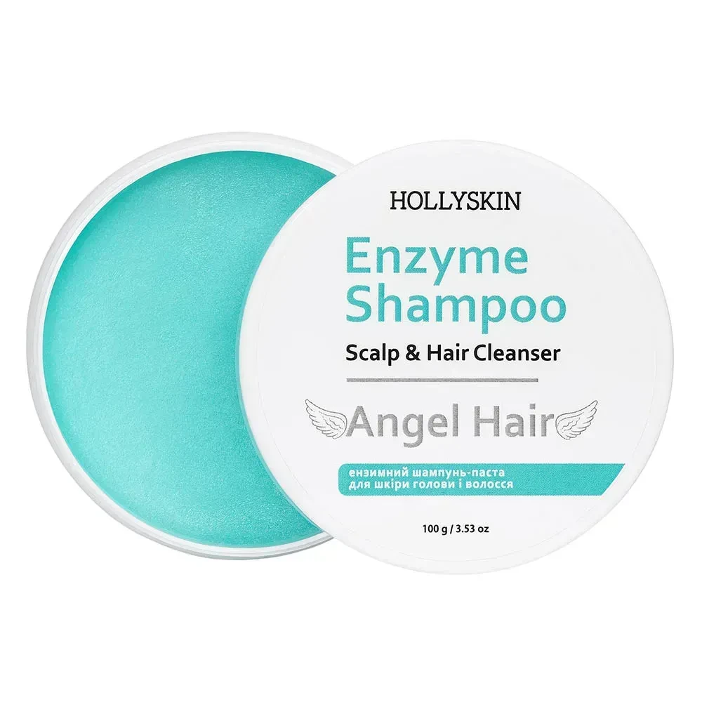 енз Ензимний шампунь-паста для шкіри голови і волосся HOLLYSKIN Angel Hair, 100 г - Зображення 1