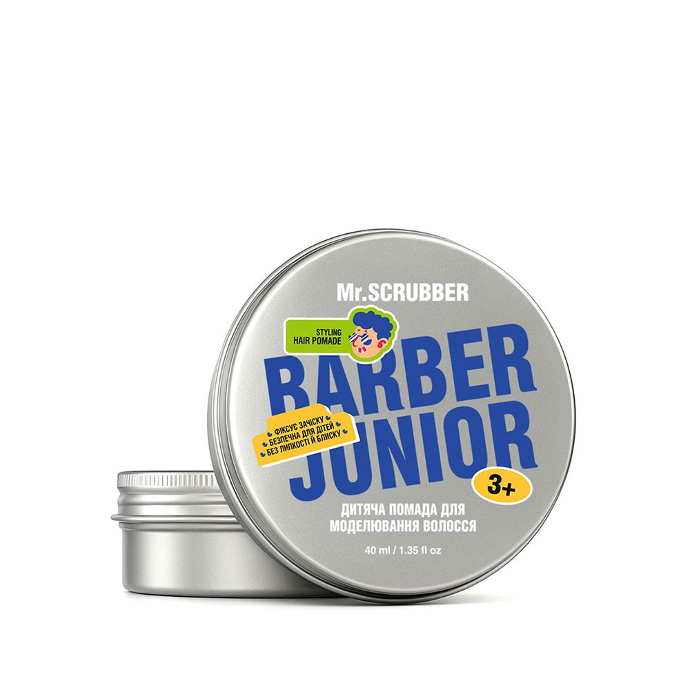 fkNeFCAAOI67Wg3BYvWmRFbE7vExfGOd Дитяча помада для моделювання волосся Barber Junior Mr.SCRUBBER - Зображення 1
