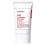 Сонцезахисний крем для звуження пор з колагеном та пептидами Medi-Peel Red Lacto Peptide Collagen Pore Lifting Sun Screen SPF 50+