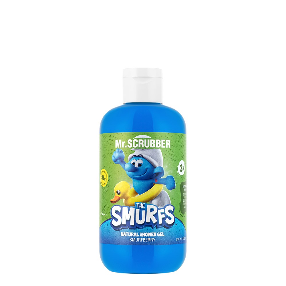 натур Натуральний дитячий гель для душі The Smurfs Smurfberry Mr.SCRUBBER - Зображення 1