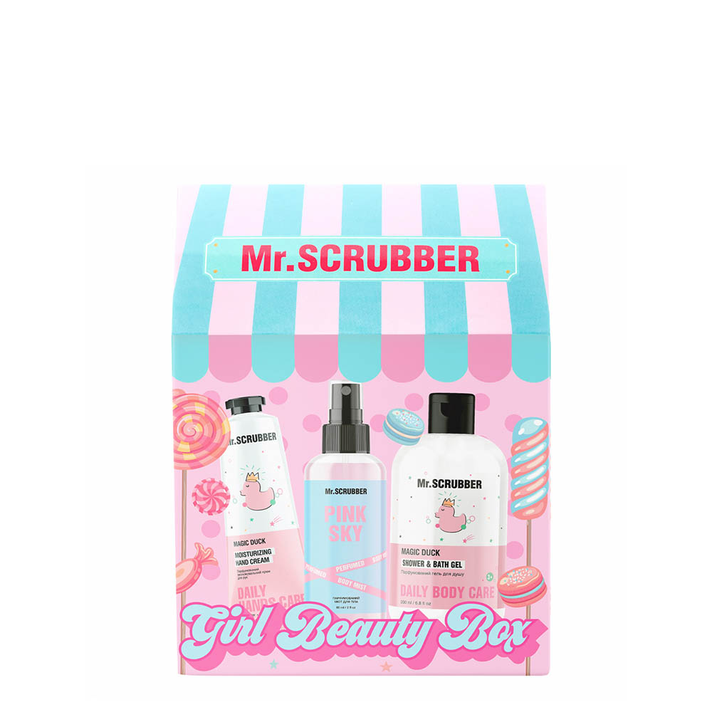 гьорл Подарунковий набір Girls Beauty Box Mr.SCRUBBER - Зображення 1