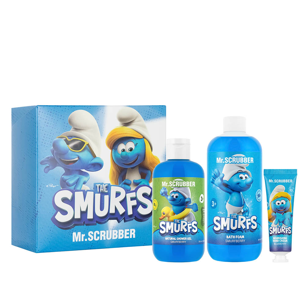 смурфі Подарунковий набір The Smurfs Bubble Fun Set Mr.SCRUBBER - Зображення 1